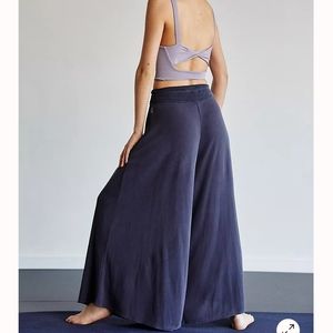 NWOT Free People wide leg flare yoga harem pants